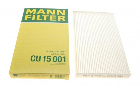 Фильтр, воздух во внутреннем пространстве MANN-FILTER CU 15 001 (фото 1)