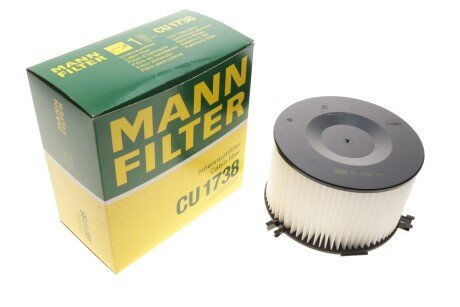 Фільтр, повітря у внутрішньому просторі MANN-FILTER CU 1738