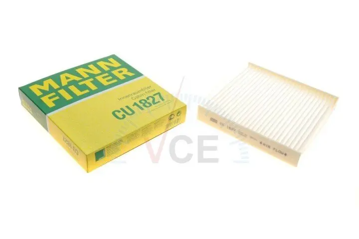 Фото 1 - Фільтр, повітря у внутрішньому просторі MANN-FILTER CU 1827 Фільтр, повітря у внутрішньому просторі MANN-FILTER CU 1827 (фото 1)