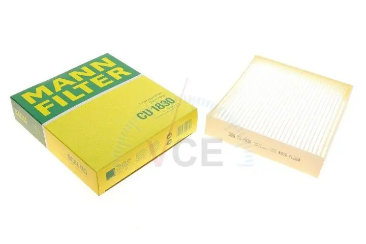 Фільтр, повітря у внутрішньому просторі MANN-FILTER CU 1830 (фото 1)
