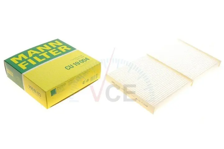Фильтр, воздух во внутреннем пространстве MANN-FILTER CU 19 004 (фото 1)