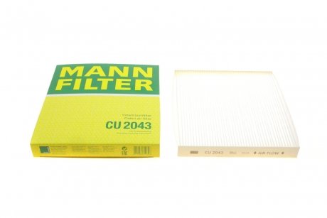 Фильтр воздушный кондиционера (салона) MANN-FILTER CU 2043