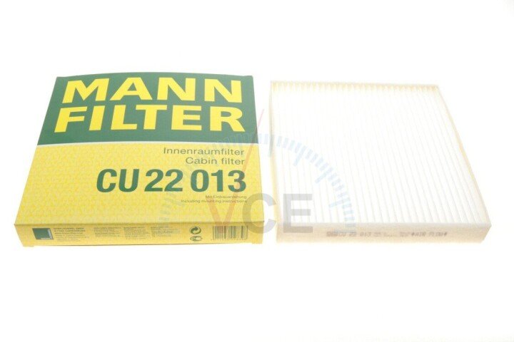 Фільтр, повітря у внутрішньому просторі MANN-FILTER CU 22 013 (фото 1)