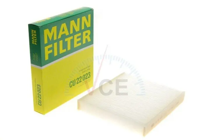 Фото 1 - Фильтр, воздух во внутреннем пространстве MANN-FILTER CU 22 023 Фильтр, воздух во внутреннем пространстве MANN-FILTER CU 22 023 (фото 1)