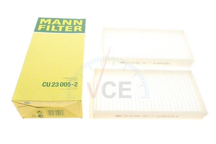 Фильтр, воздух во внутреннем пространстве MANN-FILTER CU 23 005-2 (фото 1)