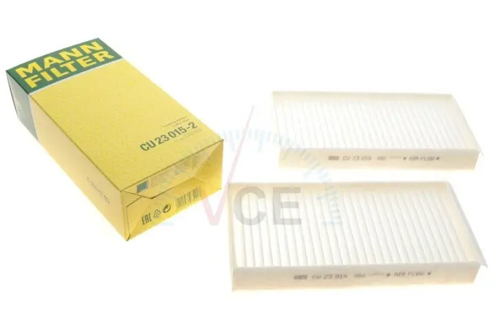 Фильтр, воздух во внутреннем пространстве MANN-FILTER CU 23 015-2 (фото 1)