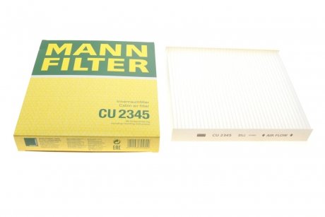 Фільтр, повітря у внутрішньому просторі MANN-FILTER CU 2345 (фото 1)