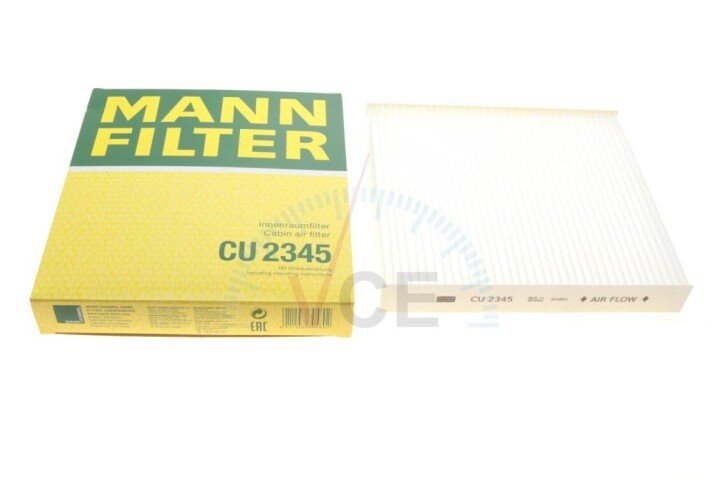 Фильтр, воздух во внутреннем пространстве MANN-FILTER CU 2345 (фото 1)