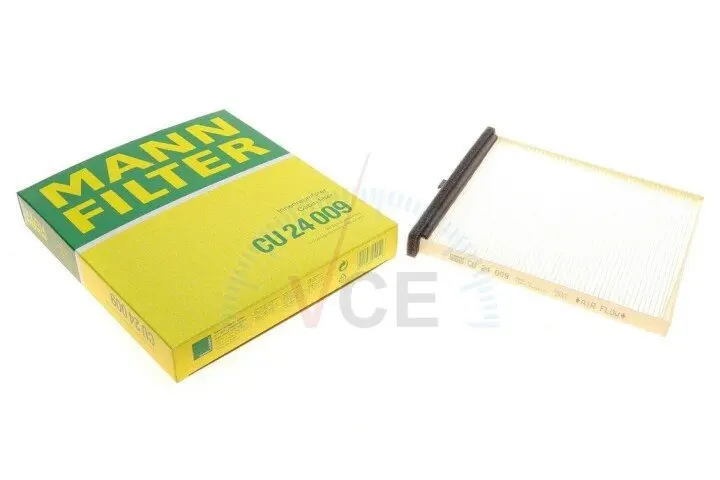 Фільтр, повітря у внутрішньому просторі MANN-FILTER CU 24 009 (фото 1)