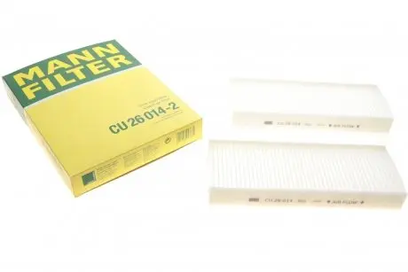 Фильтр, воздух во внутреннем пространстве MANN-FILTER CU 26 014-2