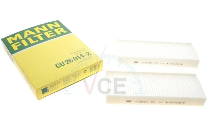 Фильтр, воздух во внутреннем пространстве MANN-FILTER CU 26 014-2 (фото 1)