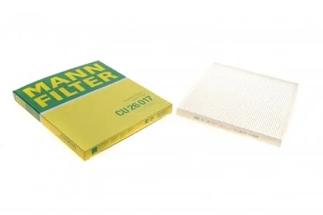 Фильтр, воздух во внутреннем пространстве MANN-FILTER CU 26 017