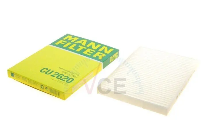Фильтр, воздух во внутреннем пространстве MANN-FILTER CU 2620 (фото 1)