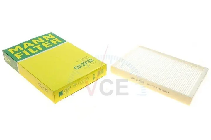 Фильтр, воздух во внутреннем пространстве MANN-FILTER CU 2733 (фото 1)