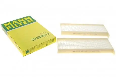 Фильтр, воздух во внутреннем пространстве MANN-FILTER CU 29 003-2