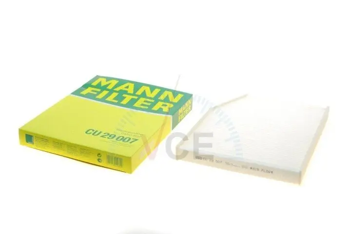 Фильтр, воздух во внутреннем пространстве MANN-FILTER CU 29 007 (фото 1)