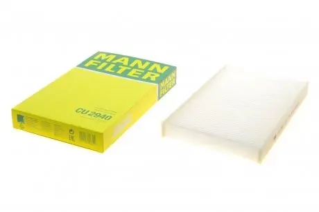 Фильтр, воздух во внутреннем пространстве MANN-FILTER CU 2940