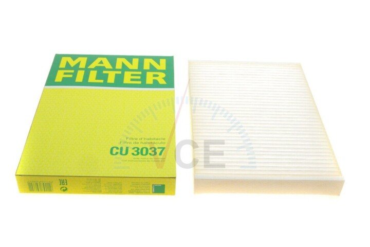 Фільтр, повітря у внутрішньому просторі MANN-FILTER CU 3037 (фото 1)