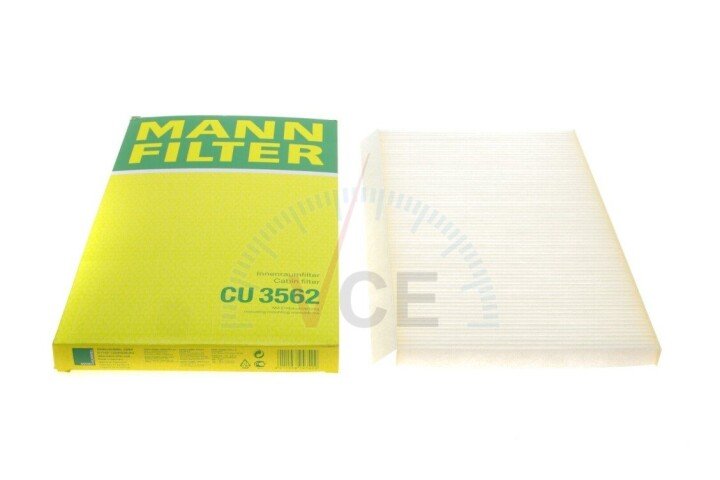 Фільтр, повітря у внутрішньому просторі MANN-FILTER CU 3562 (фото 1)