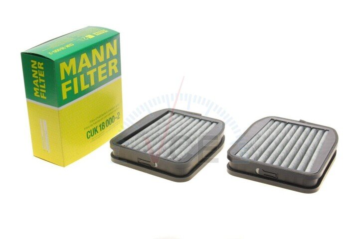 Фільтр, повітря у внутрішньому просторі MANN-FILTER CUK 18 000-2 (фото 1)