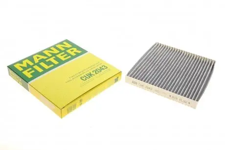 Фильтр воздушный кондиционера угольный (салона) MANN-FILTER CUK 2043