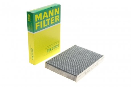 Фільтр, повітря у внутрішньому просторі MANN-FILTER CUK 22 022 (фото 1)