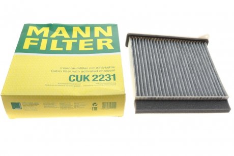 Фільтр, повітря у внутрішньому просторі MANN-FILTER CUK 2231