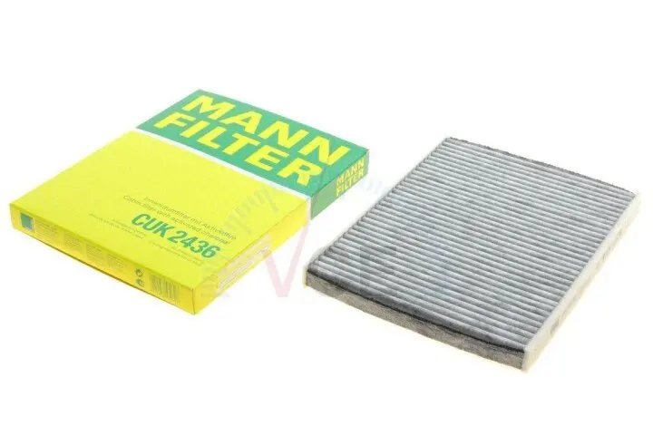 Фільтр, повітря у внутрішньому просторі MANN-FILTER CUK 2436 (фото 1)