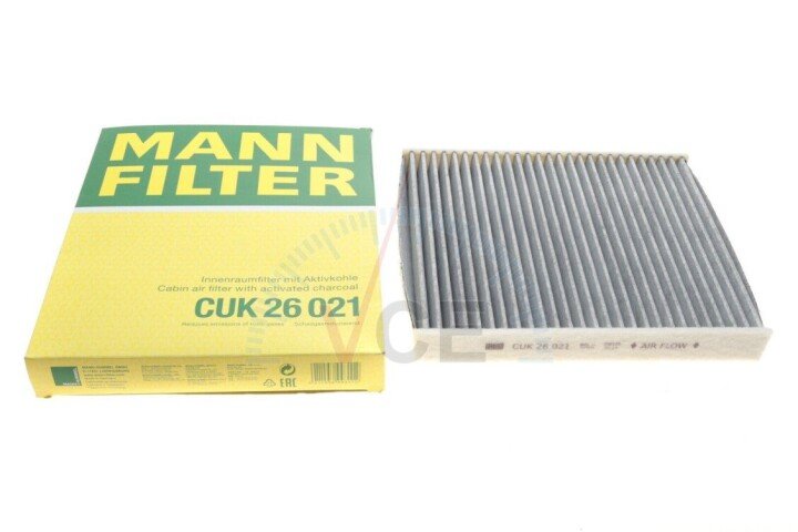 Фильтр, воздух во внутреннем пространстве MANN-FILTER CUK 26 021 (фото 1)