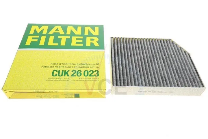 Фільтр, повітря у внутрішньому просторі MANN-FILTER CUK 26 023 (фото 1)