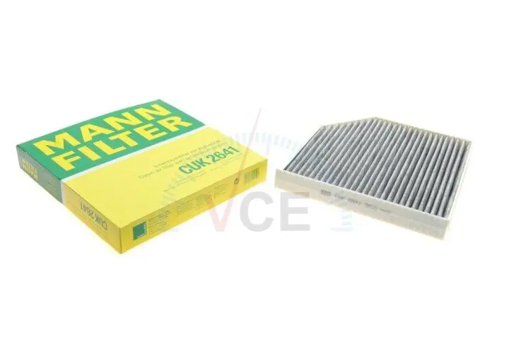 Фільтр, повітря у внутрішньому просторі MANN-FILTER CUK 2641 (фото 1)