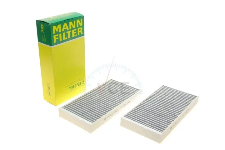 Фільтр, повітря у внутрішньому просторі MANN-FILTER CUK 2723-2 (фото 1)