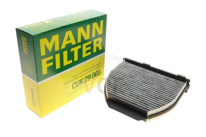 Фільтр повітряний кондиціонера вугільний (салона) MANN-FILTER CUK 29 005 (фото 1)