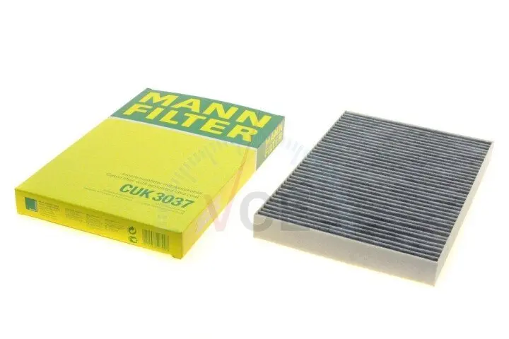 Фото 1 - Фільтр, повітря у внутрішньому просторі MANN-FILTER CUK 3037 Фільтр, повітря у внутрішньому просторі MANN-FILTER CUK 3037 (фото 1)