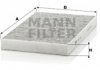 Фільтр, повітря у внутрішньому просторі MANN-FILTER CUK 3192 (фото 2)