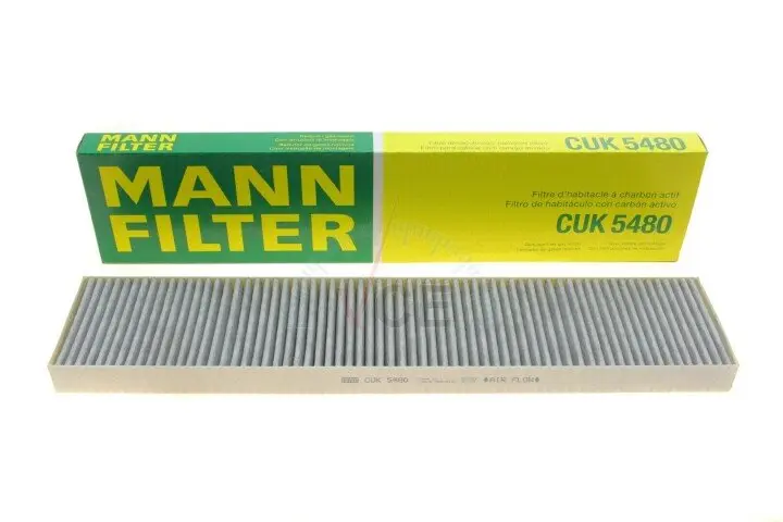 Фільтр, повітря у внутрішньому просторі MANN-FILTER CUK 5480 (фото 1)