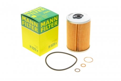 Масляний фільтр MANN-FILTER H 929 x (фото 1)