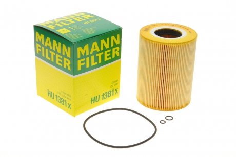 Масляний фільтр MANN-FILTER HU 1381 x (фото 1)