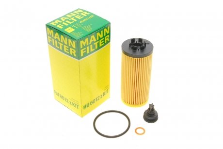 Масляний фільтр MANN-FILTER HU 6012 z KIT (фото 1)