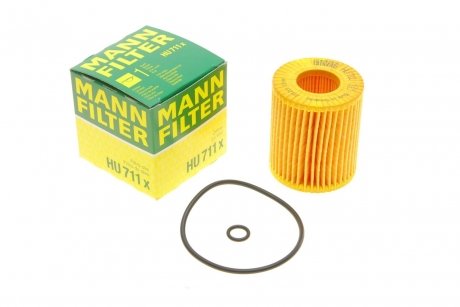 Масляный фильтр MANN-FILTER HU 711 x