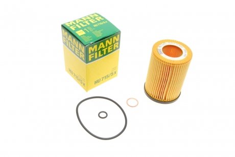 Масляный фильтр MANN-FILTER HU 715/5 x (фото 1)