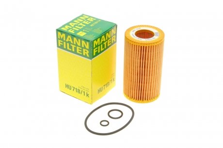 Масляний фільтр MANN-FILTER HU 718/1 k (фото 1)