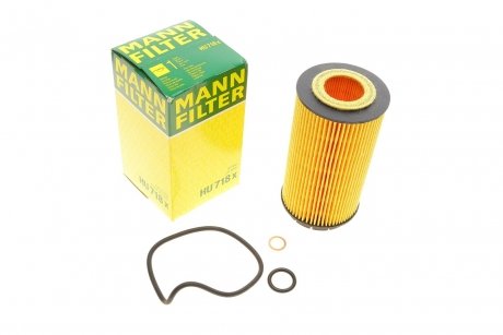 Масляный фильтр MANN-FILTER HU 718 x