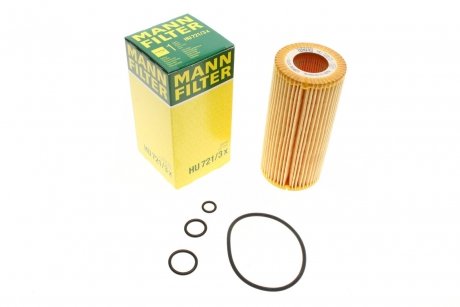 Масляный фильтр MANN-FILTER HU 721/3 x (фото 1)