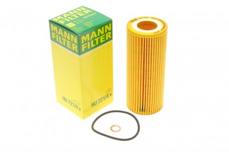 Масляный фильтр MANN-FILTER HU 721/4 x (фото 1)