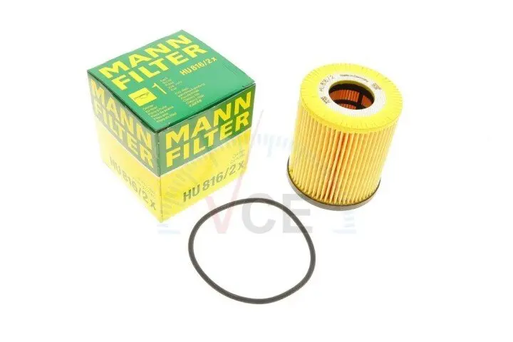 Фильтрующий элемент масляного фильтра MANN-FILTER HU 816/2 x (фото 1)