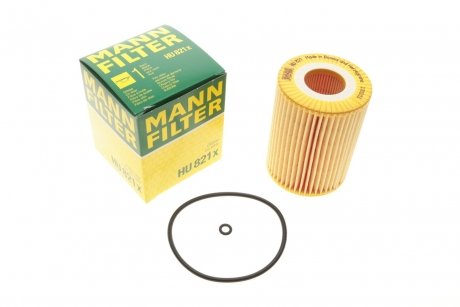 Масляний фільтр MANN-FILTER HU 821 x