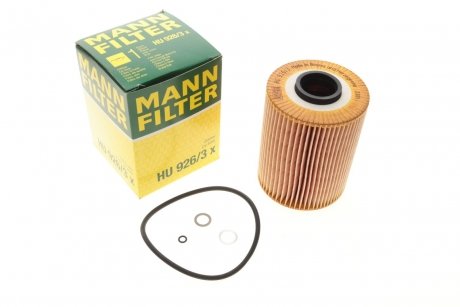 Масляный фильтр MANN-FILTER HU 926/3 x