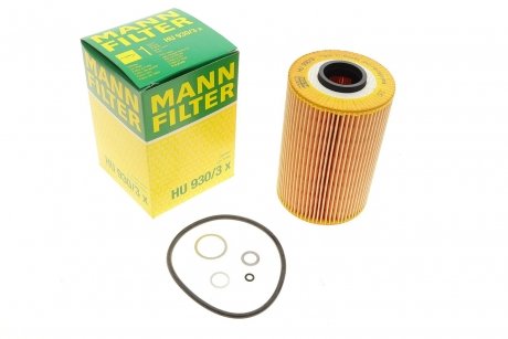 Масляний фільтр MANN-FILTER HU 930/3 x (фото 1)