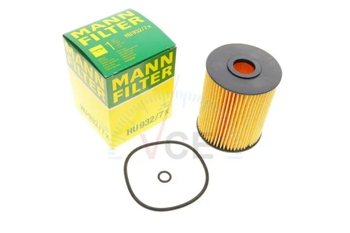 Фото 1 - Фильтрующий элемент масляного фильтра MANN-FILTER HU 932/7 x Фильтрующий элемент масляного фильтра MANN-FILTER HU 932/7 x (фото 1)